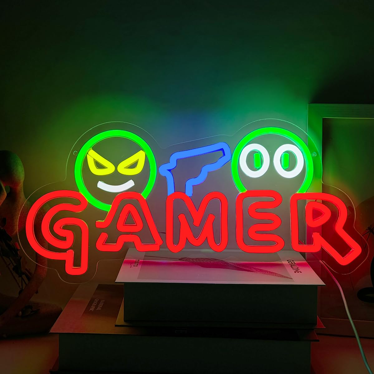 Gamer Neon Sign LED Wall Light - огляд і ціна Party Games For Christmas