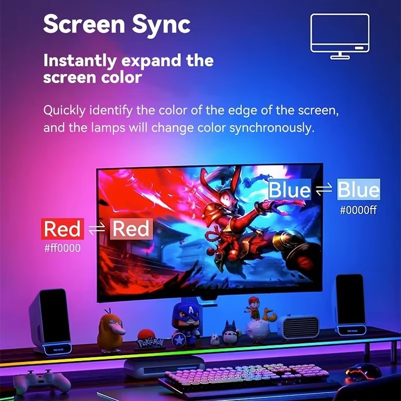 RGB Gaming Lights Strip Monito - огляд і ціна Party Games Night